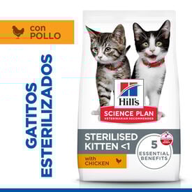 &nbsp; Hill's Kitten Science Plan Sterilized Frango ra&ccedil;&atilde;o