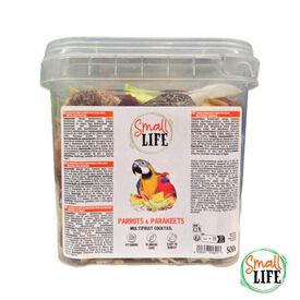 Small Life Frutas Desidratadas para papagaios
