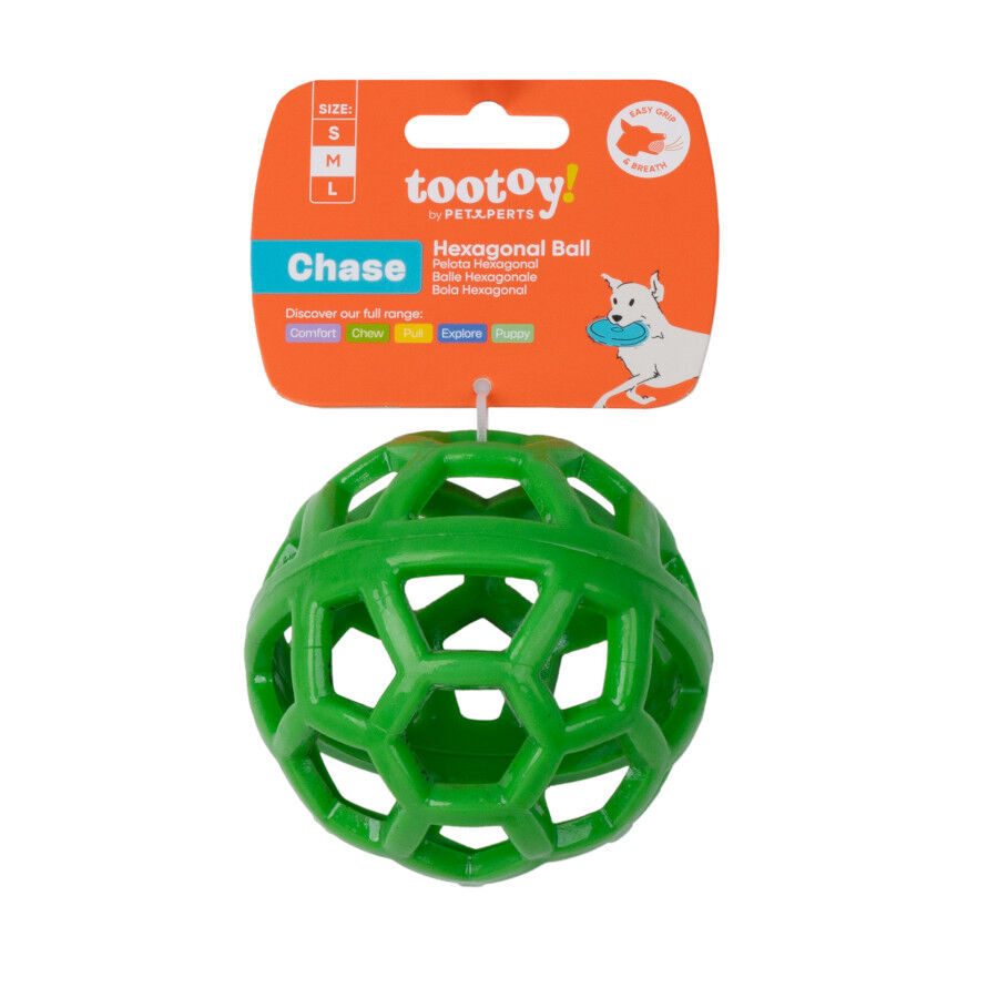 Tootoy! Chase Bola Hexahole m&eacute;dia para c&atilde;es, , large Imagem n&uacute;mero 6