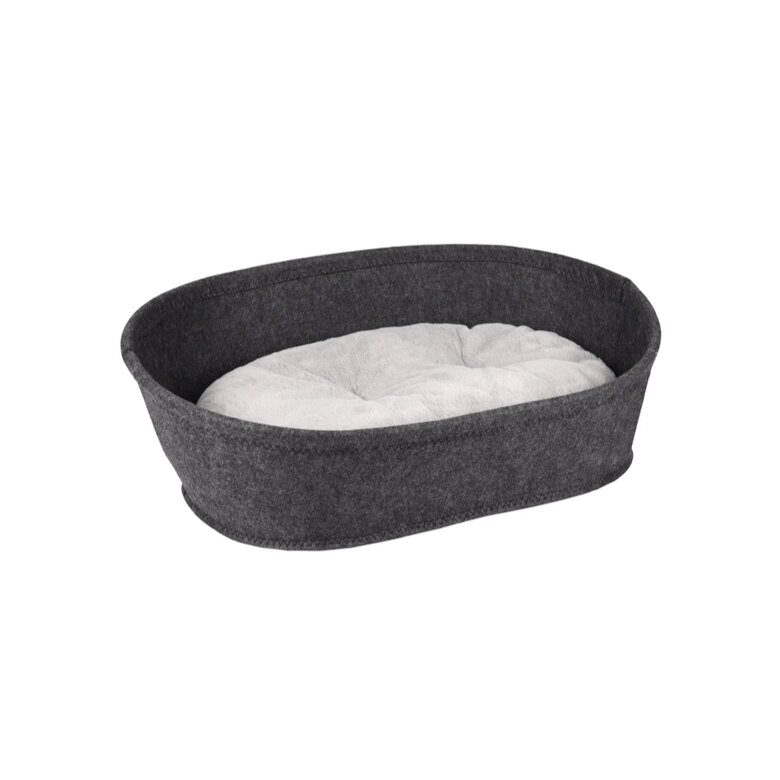 Flamingo Xepp Oval Cinzenta Escura cama alcofa para cães, , large image number null