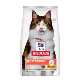 Hill's Adult Science Plan Perfect Digestion Frango ração para gatos,  Hill's Adult Science Plan Perfect Digestion Frango ração para gatos
