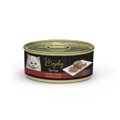 Majesty Adult Terrine Atum e Vegetais lata para gatos