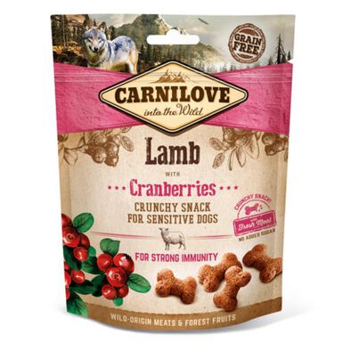 Carnilove Biscoitos Crunchy Cordeiro e Mirtilos para cães