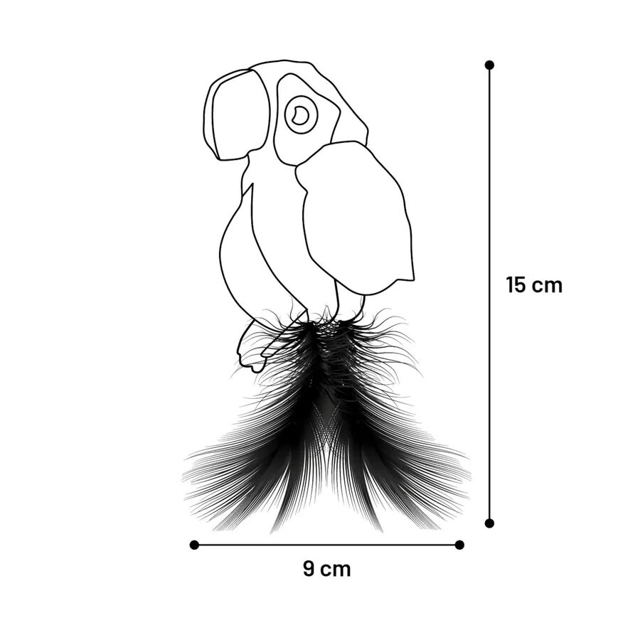 Flamingo Zingo Papagaio de peluche para gatos , , large Imagem n&uacute;mero 3