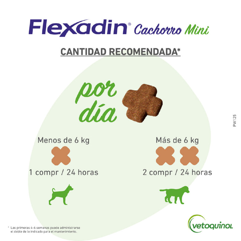 Vetoquinol Flexadin Young Mini Condroprotetor para cães, , large image number null