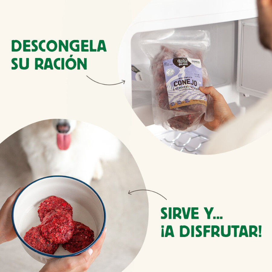 1 kg Wild Balance BARF Coelho com Legumes Frescos alimenta&ccedil;&atilde;o natural congelada para c&atilde;es, , large Imagem n&uacute;mero 6