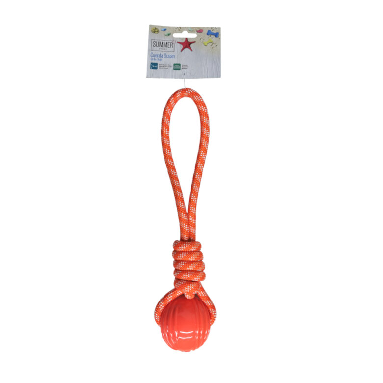 Summer Vibes Ocean Corda flutuante com bola para cães,  Imagem número 1 Summer Vibes Ocean Corda flutuante com bola para cães, , large Imagem número 1