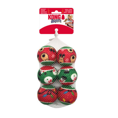 Kong Holiday SqueakAir Bolas Natalícias para cães