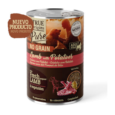 True Origins Pure Cordeiro lata para C&atilde;es
