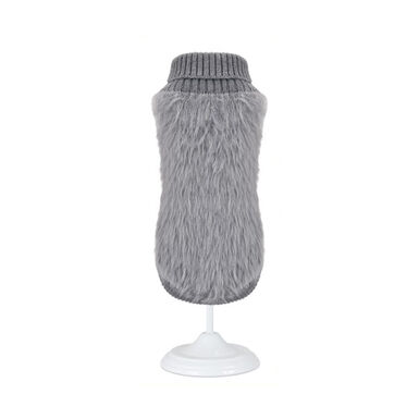 Nayeco Punto Glam camisola cinza para cães
