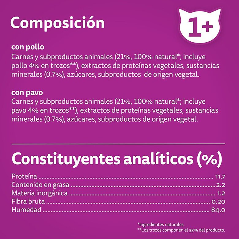 4 saquetas x 85 g Whiskas Casserole Aves Geleia em Saqueta para Gatos,  Imagem número 4 4 saquetas x 85 g Whiskas Casserole Aves Geleia em Saqueta para Gatos, , large Imagem número 4