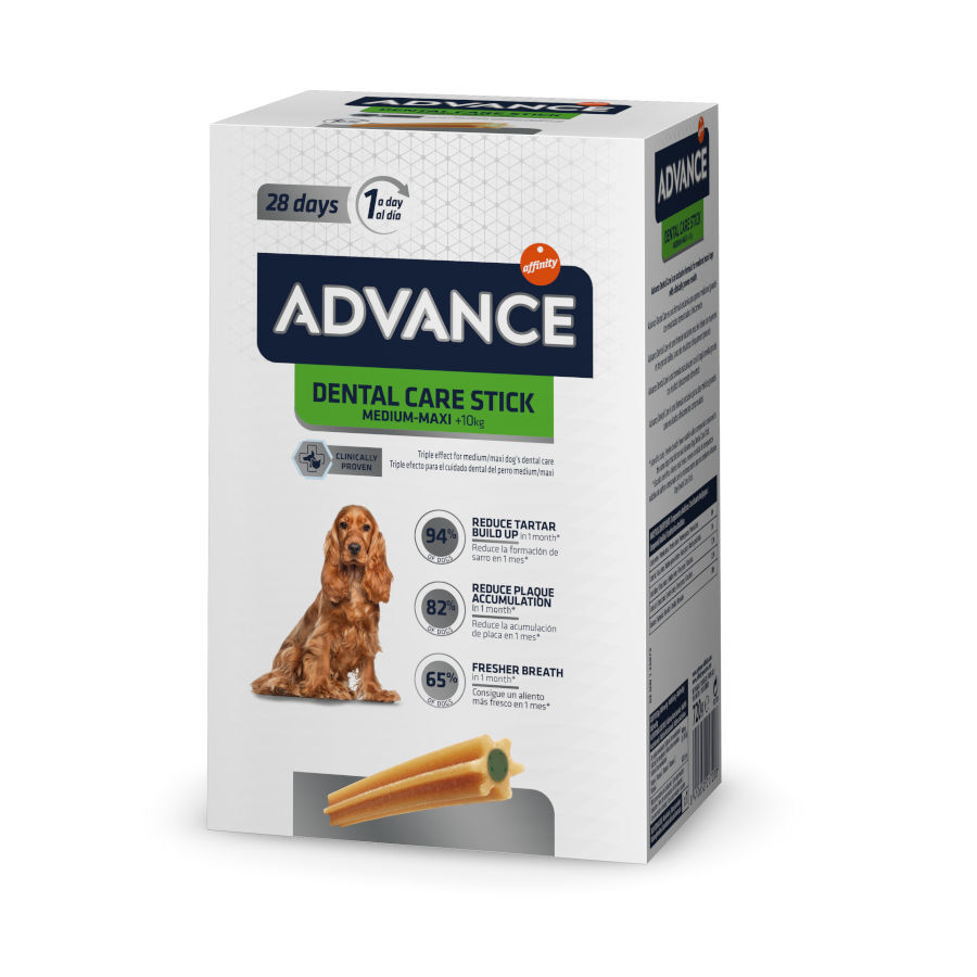 28 sticks Affinity Advance Snacks Dental Care Medium para c&atilde;es, , large Imagem n&uacute;mero 1
