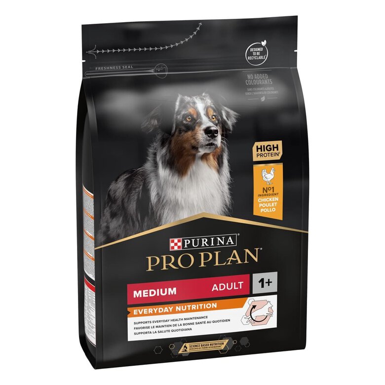 16.5 kg (14 + 2.5 kg grátis!) Pro Plan Medium Adult Frango ração para cães,  Imagem número 1 16.5 kg (14 + 2.5 kg grátis!) Pro Plan Medium Adult Frango ração para cães, , large Imagem número 1