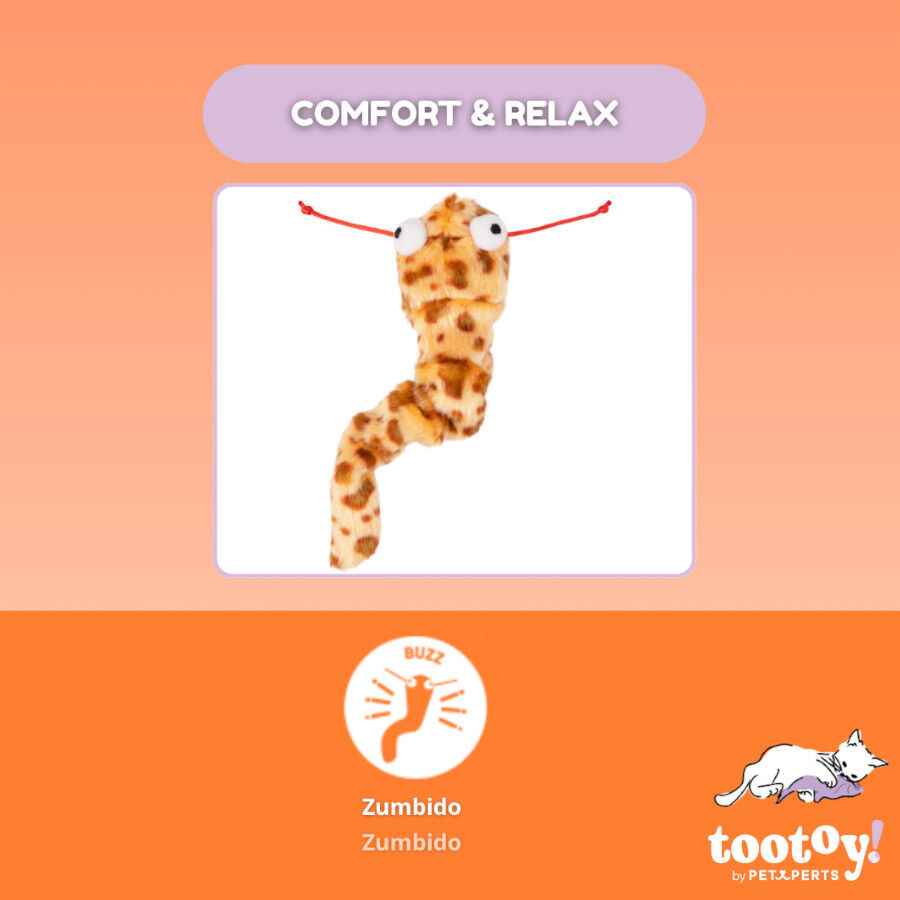 Tootoy! Comfort & Relax Peluche cobra para gatos, , large Imagem n&uacute;mero 3
