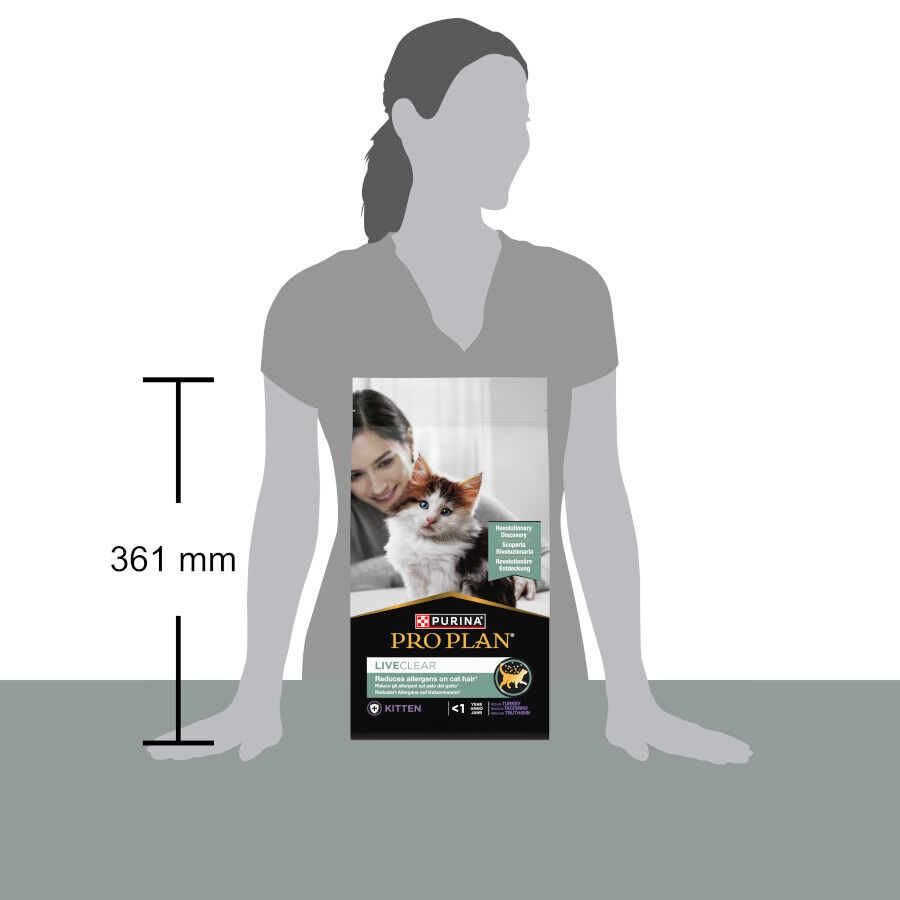 1.4 kg Purina Pro Plan Live Clear Kitten <1 ano Turkey Ra&ccedil;&atilde;o para gatinhos, , large Imagem n&uacute;mero 4