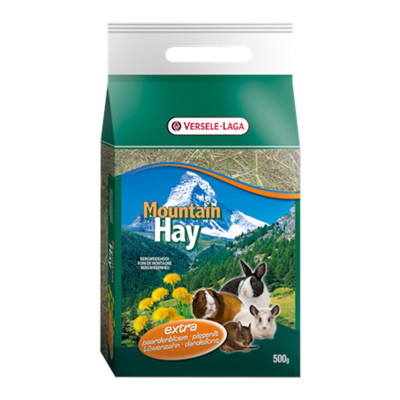 Versele-Laga Mountain Hay com Dente-de-leão Alimento para roedores,  Imagem número 1 Versele-Laga Mountain Hay com Dente-de-leão Alimento para roedores, , large Imagem número 1