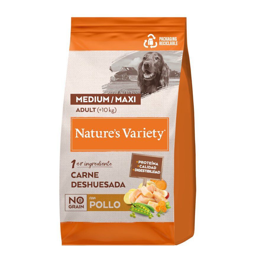 2 kg Nature's Variety Selected Adult Medium Frango ra&ccedil;&atilde;o para c&atilde;es, , large Imagem n&uacute;mero 1