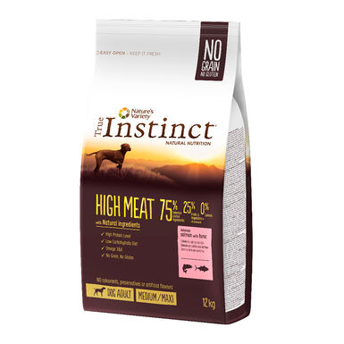 True Instinct High Meat Medium Adult Salm&atilde;o