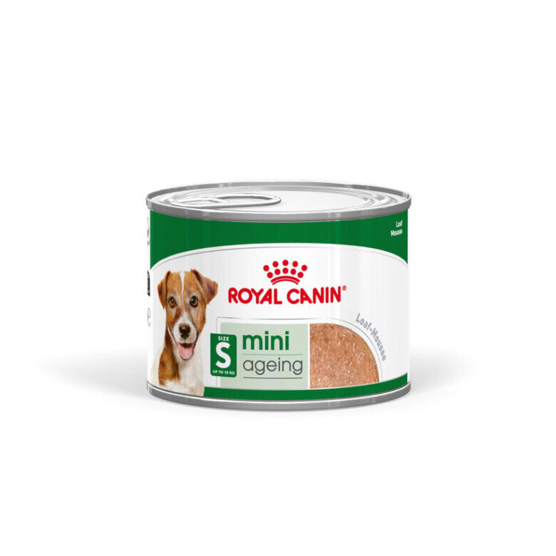 195 g Royal Canin Mini 8+ Ageing lata para c&atilde;es, , large Imagem n&uacute;mero 2