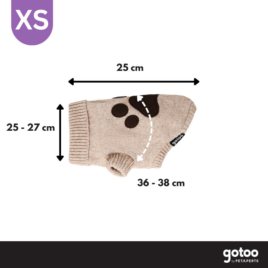 Gotoo Camisola de Malha Castanha para c&atilde;es, , large Imagem n&uacute;mero 4