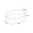 Flamingo Xepp Oval Cinzenta Escura cama alcofa para cães, , large image number null