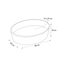 Flamingo Xepp Oval Cinzenta Escura cama alcofa para cães, , large Indicador imagem número 3