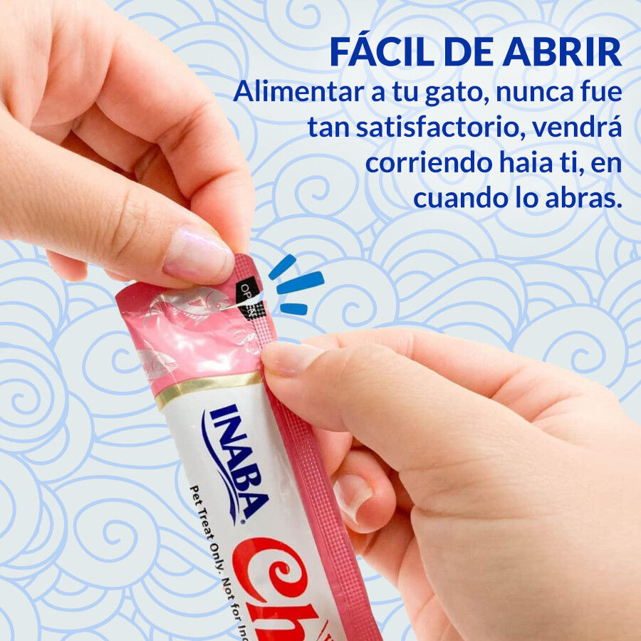 50 saquetas x 14 g Churu Snack Cremoso Variedades de Atum para gatos, , large Imagem n&uacute;mero 4