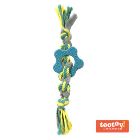 Tootoy! Chew Multi Rope Azul mordedor em forma de corda para cachorros