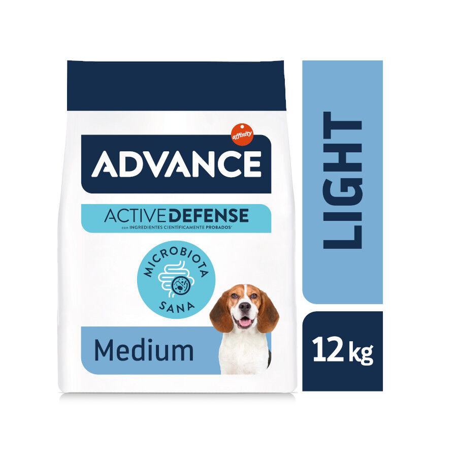 12 kg Advance Active Defense Medium Light Frango e Arroz ra&ccedil;&atilde;o para c&atilde;es, , large Imagem n&uacute;mero 2