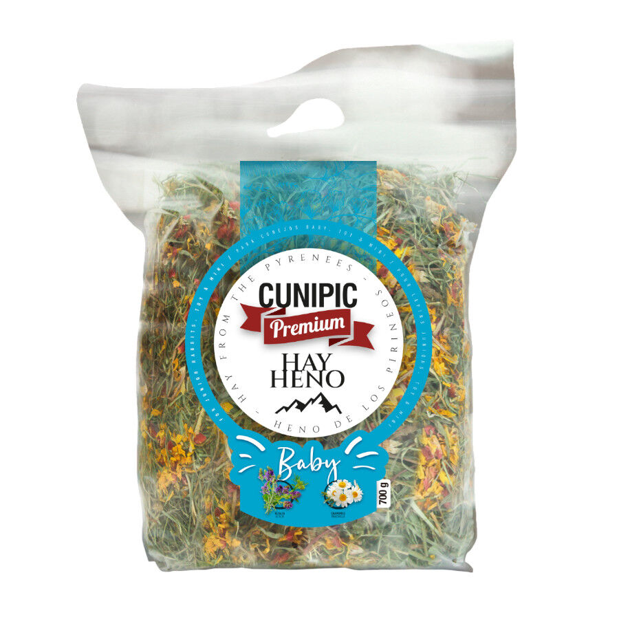 Cunipic Feno Premium dos Piren&eacute;us para coelhos baby, , large Imagem n&uacute;mero 1