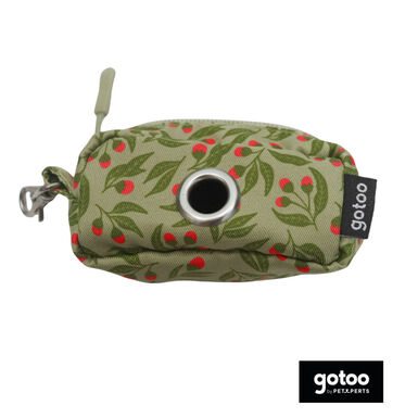 Gotoo Porta-sacos estampado floral para cães