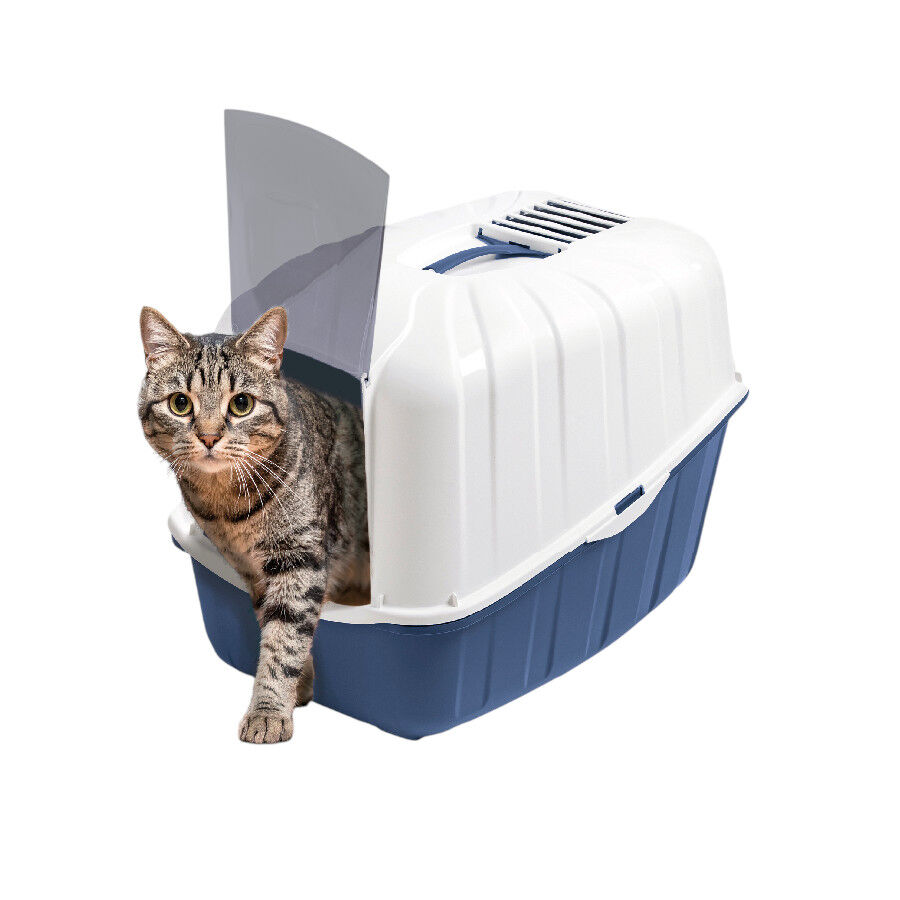 Nice Care Caixa de areia fechada Komoda azul para gatos, , large Imagem n&uacute;mero 1