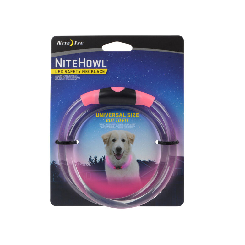 Nite Ize NiteHowl Coleira de Segurança LED Rosa para cães,  Imagem número 4 Nite Ize NiteHowl Coleira de Segurança LED Rosa para cães, , large Imagem número 4