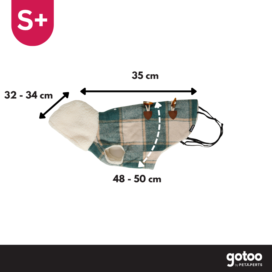 Gotoo Casaco Tartan com Capuz para c&atilde;es, , large Imagem n&uacute;mero 4