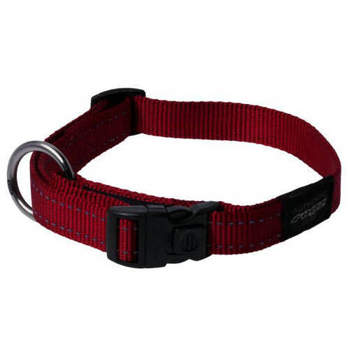 Rogz Utility collar para perros rojo reflectante Imagem n&uacute;mero 1