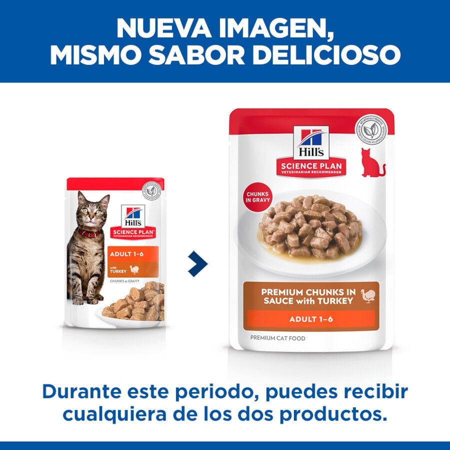 85 g Hill's Adult Science Plan Peru saqueta para gatos, , large Imagem n&uacute;mero 2