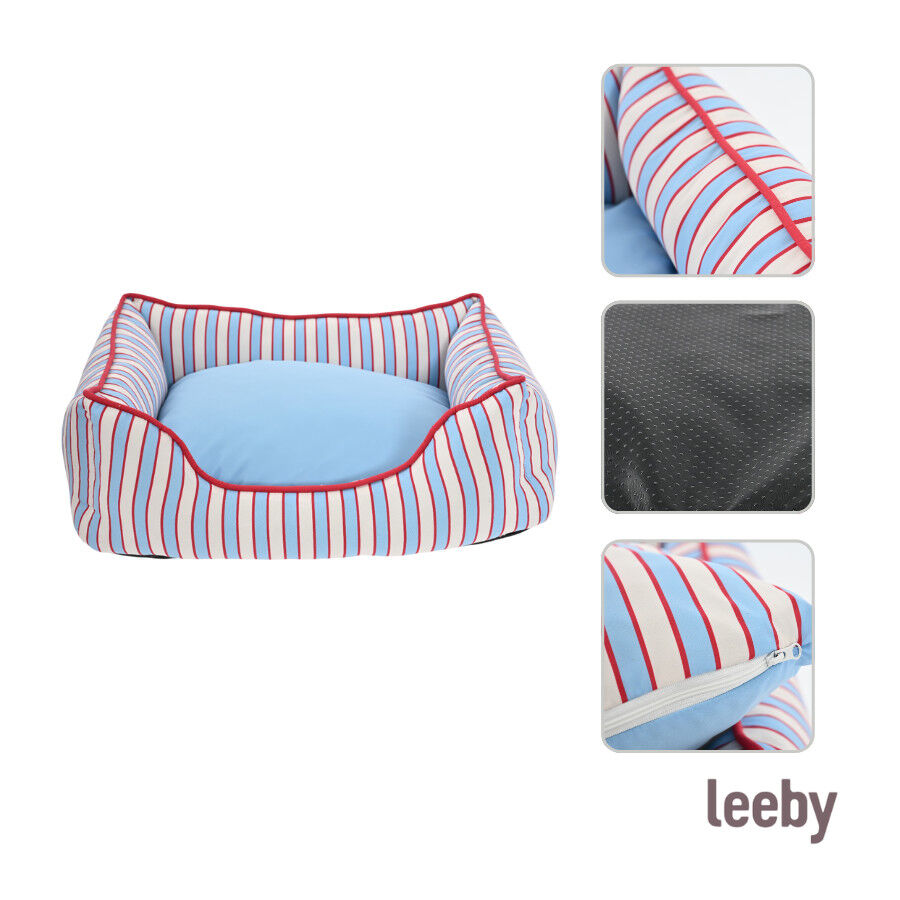 Leeby Cama riscas largas para c&atilde;es, , large Imagem n&uacute;mero 7