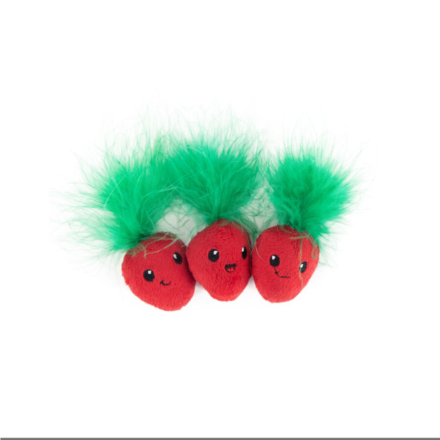 Catstages Strawbabies Morango de Peluche para gatos, , large Imagem n&uacute;mero 1
