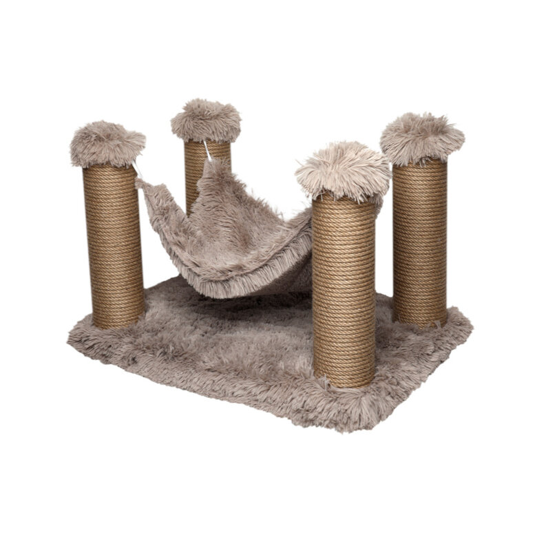 Catshion Nube Arranhador com Rede Bege para gatos, , large image number null
