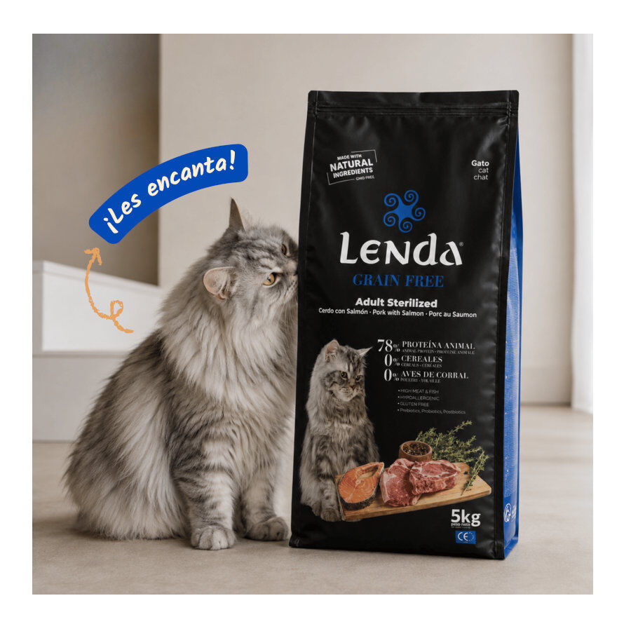 2 Kg Lenda Grain Free Ra&ccedil;&atilde;o de Porco, Salm&atilde;o e Krill para gatos, , large Imagem n&uacute;mero 5