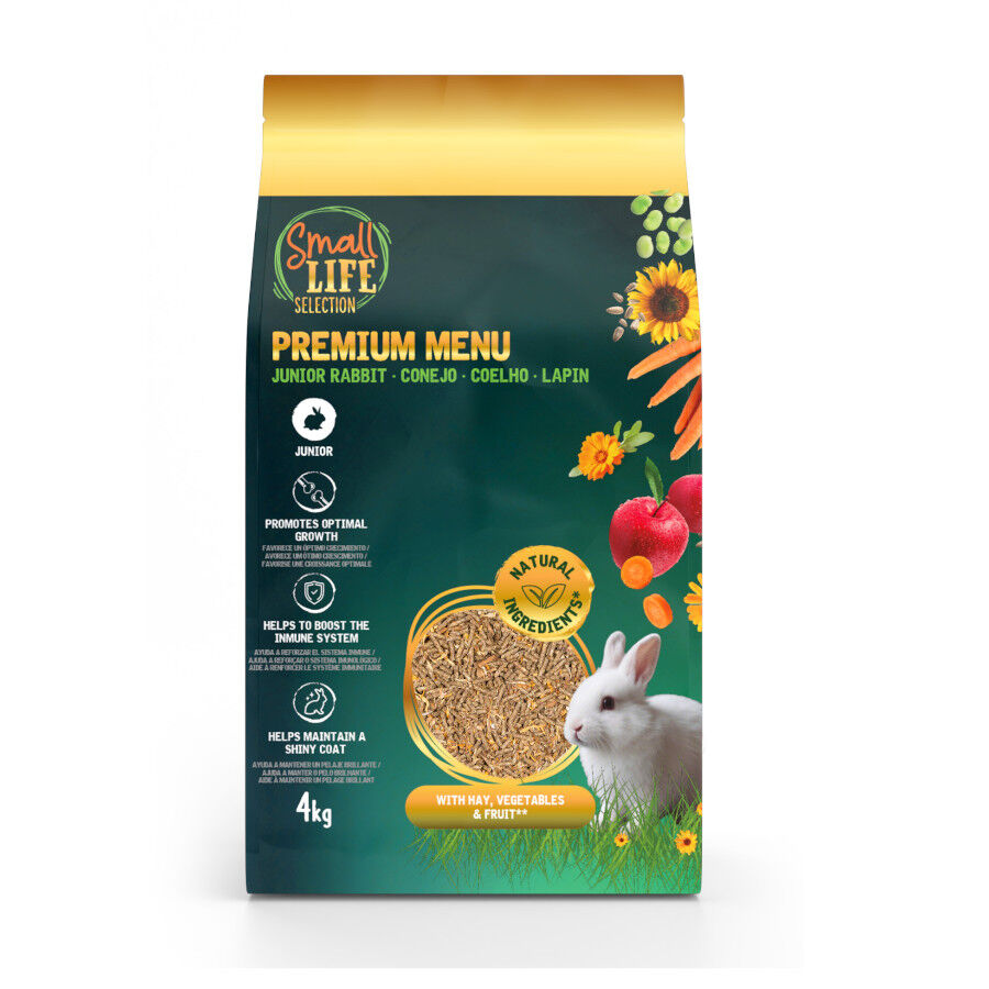 4 kg Small Life Premium Men&uacute; Comida para coelhos j&uacute;nior, , large Imagem n&uacute;mero 1