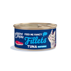 Edgard & Cooper Comida h&uacute;mida Filetes de Atum em Caldo em lata para gatos