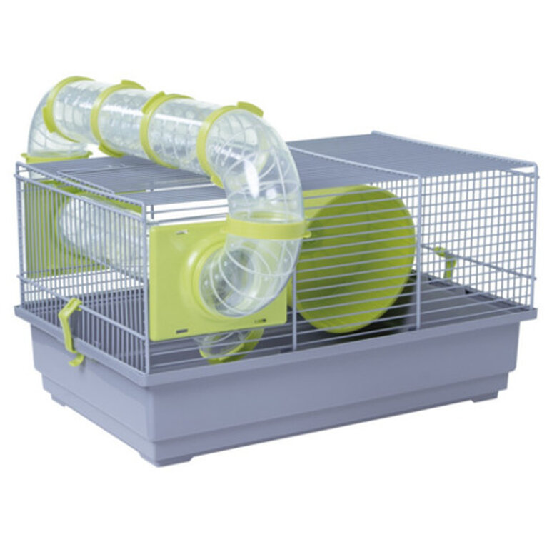 accesorio_hamter_ruso_Voltrega_tunel_VOL001115G_M Imagem número 1 Voltrega jaula para hámster ruso con túnel y rueda Imagem número 1