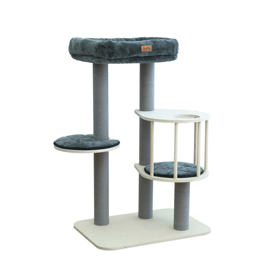 Leeby Cloud Collection torre arranhadora com cama para gatos, , large Imagem n&uacute;mero 1