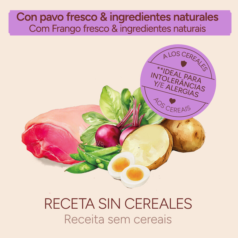 12 kg Criadores Grain Free Peru ra&ccedil;&atilde;o c&atilde;es ra&ccedil;as m&eacute;dias e grandes, , large Imagem n&uacute;mero 3