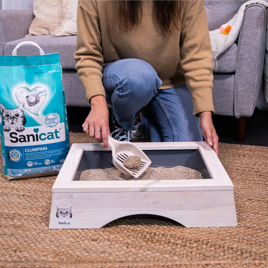 10 L Sanicat Marselha Areia Aglomerante para gatos, , large Imagem n&uacute;mero 5