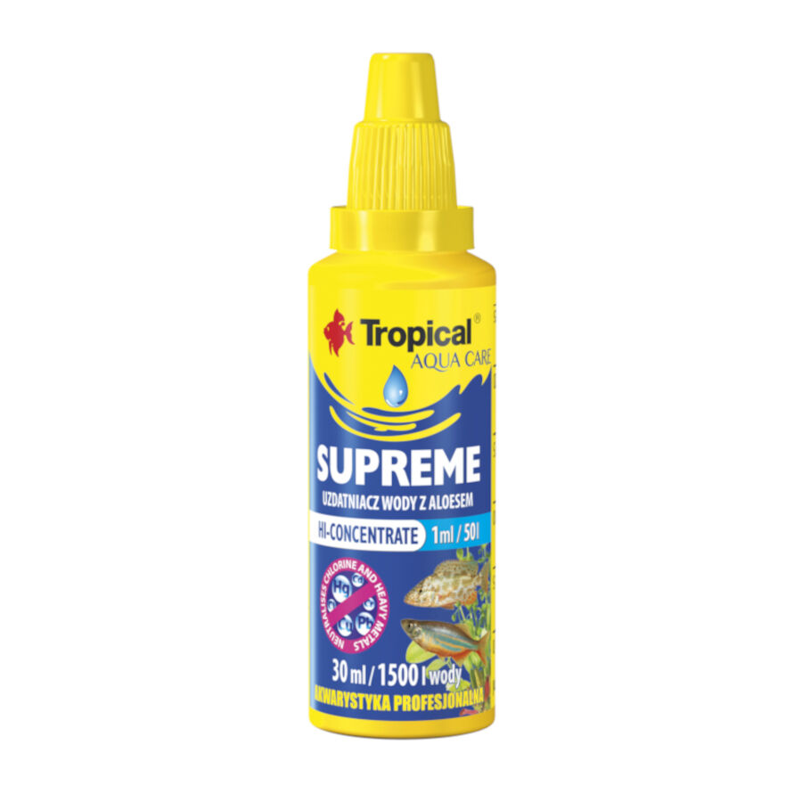 30 ml Tropical Supreme Acondicionador de &Aacute;gua com Alo&eacute; para aqu&aacute;rios de agua doce., , large Imagem n&uacute;mero 1