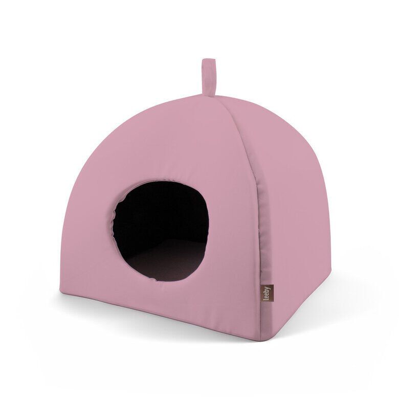 Leeby Igloo antiderrapante rosa para gatos, , large Imagem n&uacute;mero 1