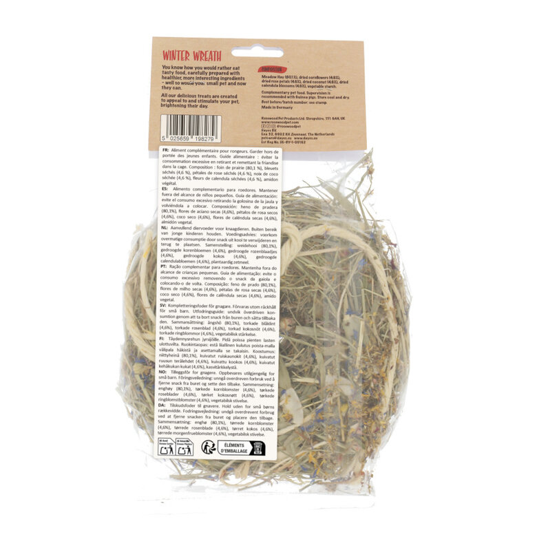 Rosewood Snack Coroa de Natal para roedores,  Imagem número 5 Rosewood Snack Coroa de Natal para roedores, , large Imagem número 5