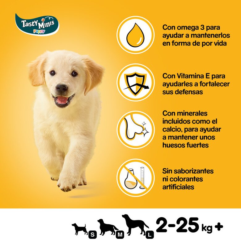 125 g Pedigree Tasty Minis Recompensas Sabor Frango para Cães Cachorros,  Imagem número 6 125 g Pedigree Tasty Minis Recompensas Sabor Frango para Cães Cachorros, , large Imagem número 6